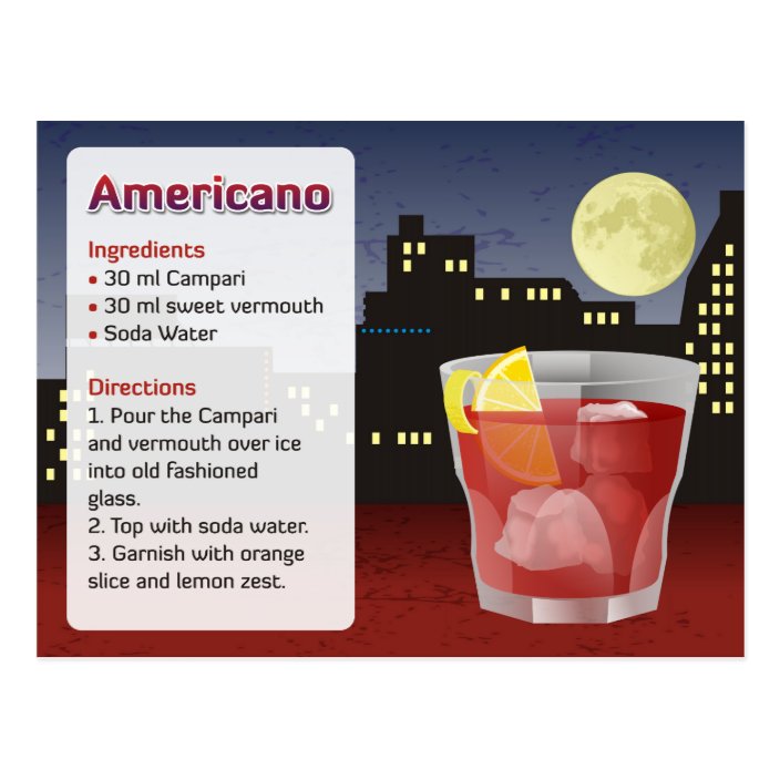Americano Recipe Card Zazzle Com,Rotel Cheese Dip