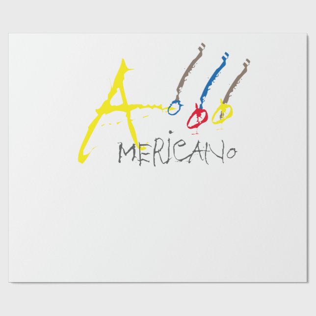 Americano Wrapping Paper (Flat)