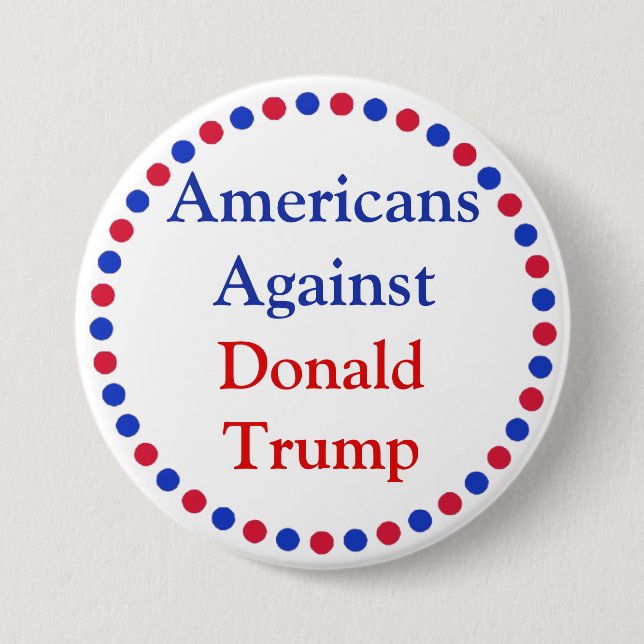 Americans Against Donald Trump Button (Front)