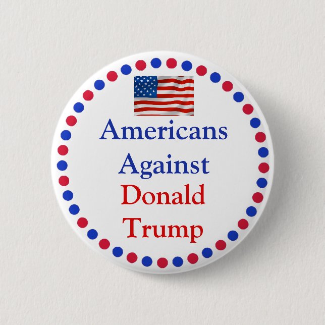 Americans Against Donald Trump Button (Front)
