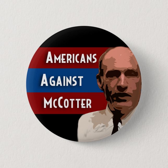 Americans Against McCotter Button (Front)