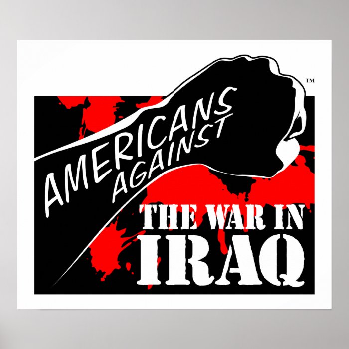 Americans Against the War in Iraq Posters