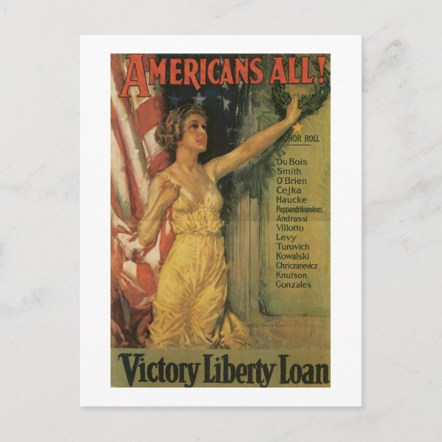 Americans All Postcard (Front)
