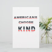 Americans choose kind (Standing Front)
