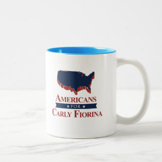 Americans for Carly Fiorina in 2016 Two-Tone Coffee Mug