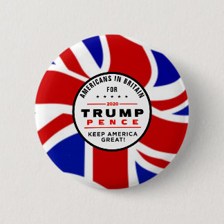 Americans in Britain for Trump/Pence Button