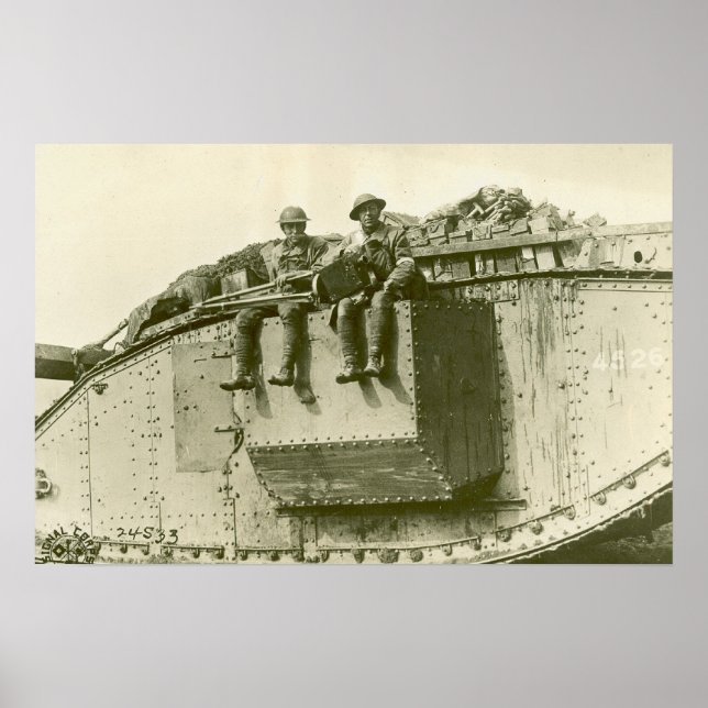 Americans on a Mark I Poster (Front)