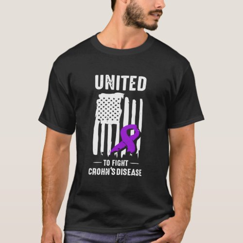 Americans United Against CrohnS Disease T_Shirt