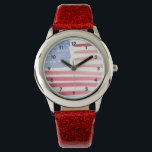 Americans USA Flag Watch<br><div class="desc">Featuring key rings, business card holders and custom watches for career and occupation themes, holidays and occasions.</div>
