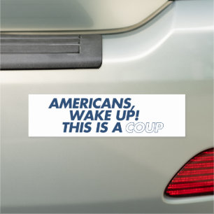 Americans Wake Up Anti-Trump Car Magnet