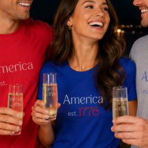 America's 250 Birthday est 1776 Typography Etched