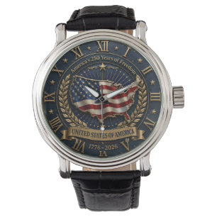 America's 250 Years of Freedom United States Map Watch