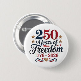 America's 250th Anniversary Americana Button