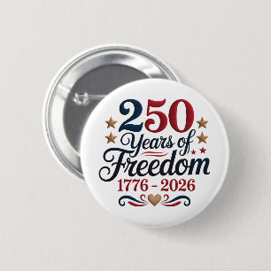 America's 250th Anniversary Americana Button