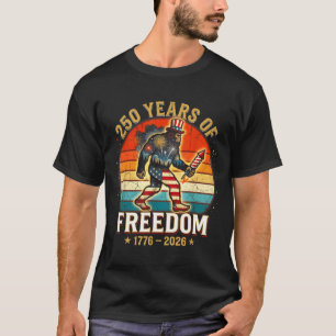 America's 250th anniversary bigfoot freedom 1776 T-Shirt