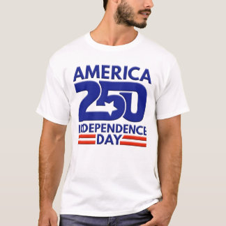 America's 250th Anniversary Birthday Souvenir T-Shirt