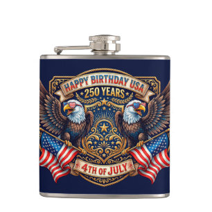 America's 250th anniversary eagles flask