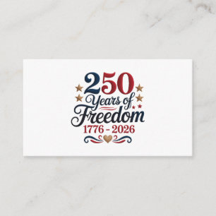America's 250th Anniversary Enclosure Card