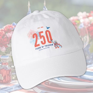 Americas 250th Anniversary Freedom Patriotic Hat