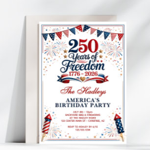 America's 250th Anniversary Invitation