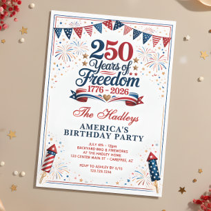 America's 250th Anniversary Invitation