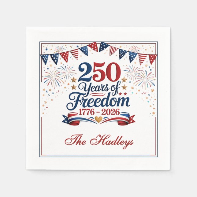 America's 250th Anniversary Napkins (Front)