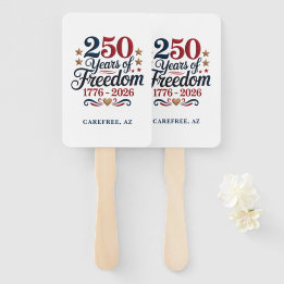 America's 250th Anniversary Party Hand Fan