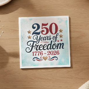 America's 250th Anniversary Sky Napkins