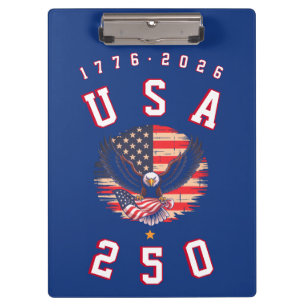 America's 250th Anniversary USA 250 1776 2026 Clipboard