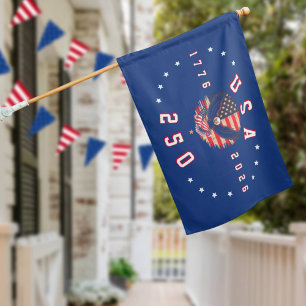 America's 250th Anniversary USA 250 1776 2026 House Flag