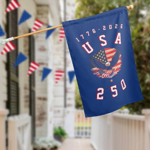 America's 250th Anniversary USA 250 1776 2026 House Flag