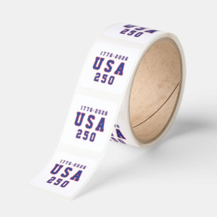 America's 250th Anniversary USA 250 1776 2026 Square Sticker