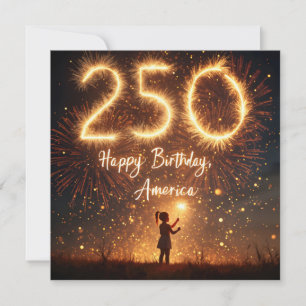 America's 250th Birthday BBQ Invitation