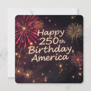 America's 250th Birthday Celebration Invitation