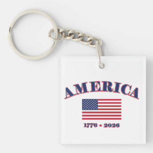 America's 250th Birthday Keychain