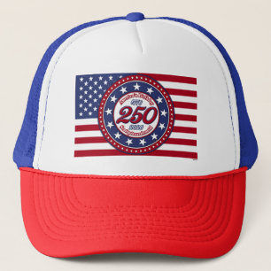 America's 250th Birthday Semiquincentennial Flag Trucker Hat