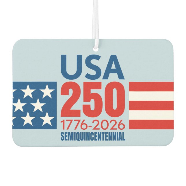 America's 250th Birthday - Stars Stripes USA 250 Air Freshener (Front)
