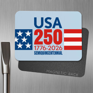America's 250th Birthday - Stars Stripes USA 250 Magnet