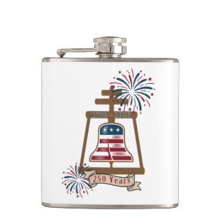 America's 250th Riverside Raincross Flask