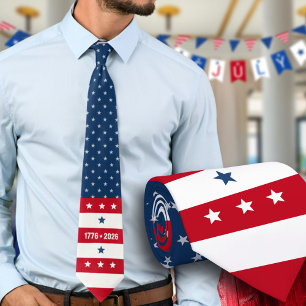 America's 250th Semiquincentennial 1776 2026 Neck Tie
