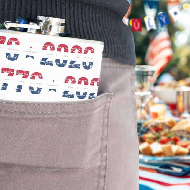 America's 250th Stars And Stripes1776-2026 Flask (Creator Uploaded)