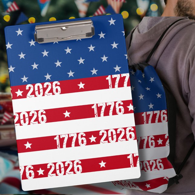 America's 250th Stars & Stripes 1776 2026  Clipboard (Creator Uploaded)