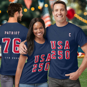 America's 250th USA 250 Event Name Party Jersey T-Shirt