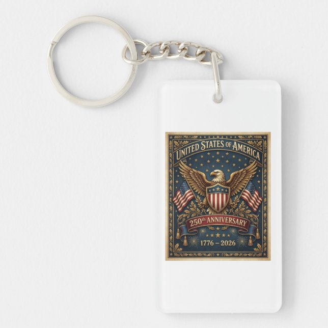 America's 250th Version 1    Keychain (Front)