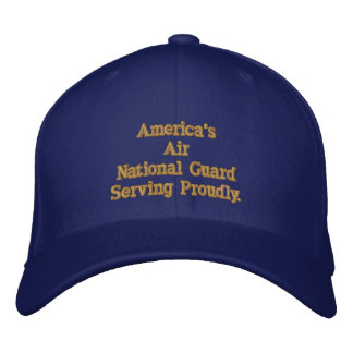 America's Air National Guard. Embroidered Baseball Hat