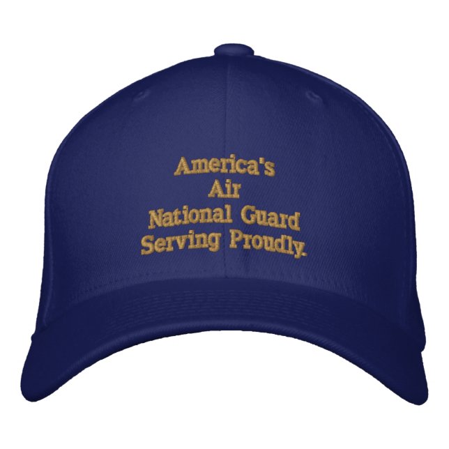 America's Air National Guard. Embroidered Baseball Hat (Front)