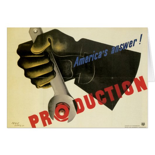 America's Answer! Production Cards (Front Horizontal)