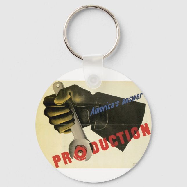 America's Answer! Production Keychain (Front)