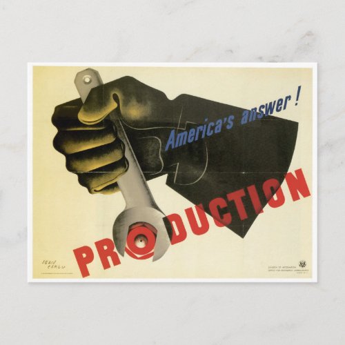 Americas Answer Production Postcard