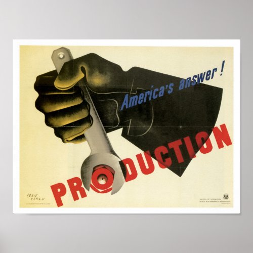 Americas Answer Production Poster